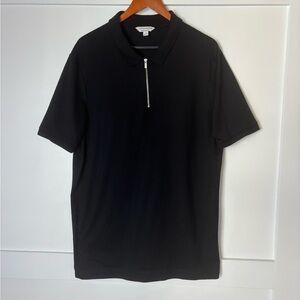 Autograph Black Polo Shirt with Zipper size XL in excellent condition